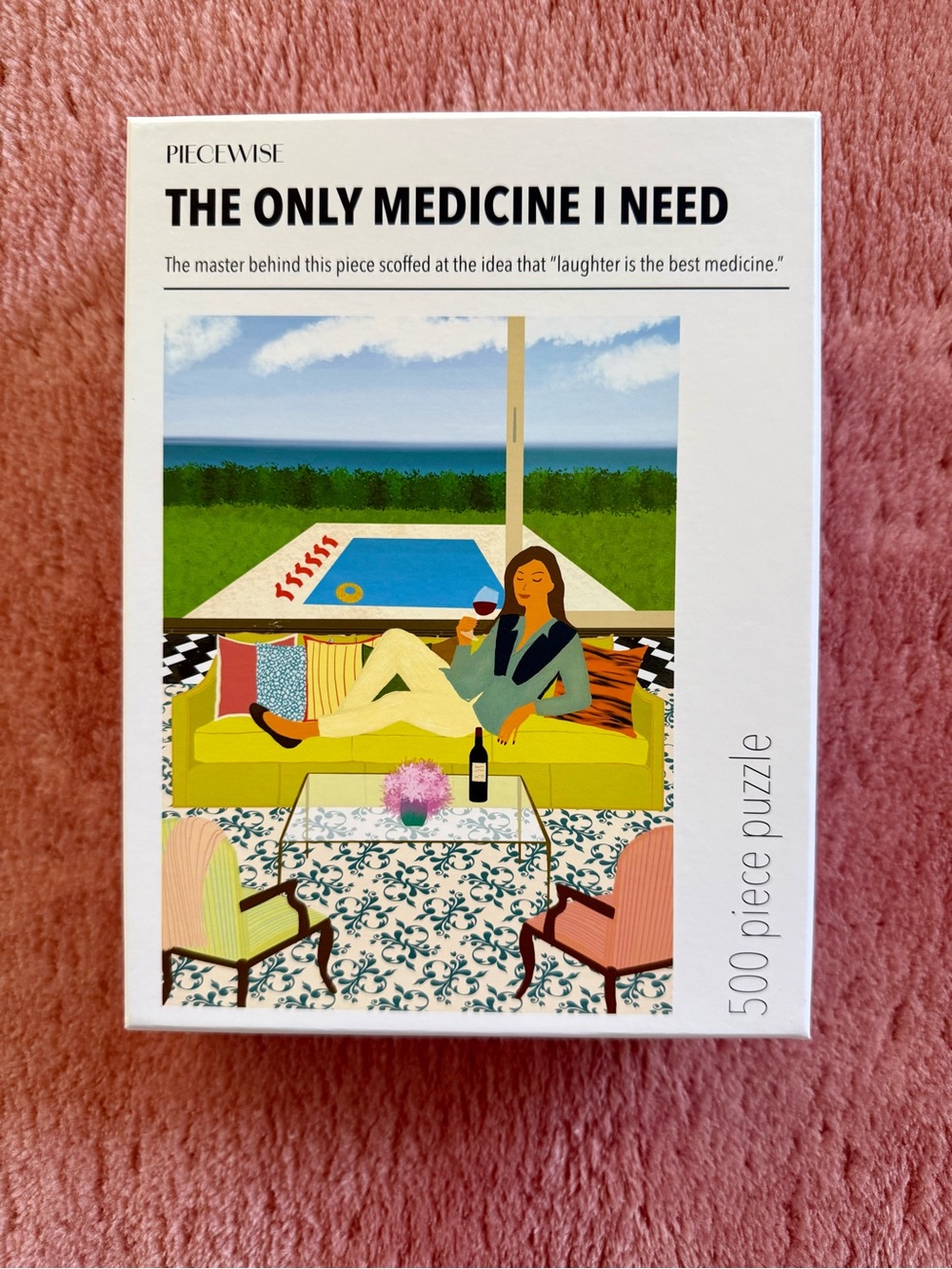 Piecewise The Only Medicine I Need 500-Piece Puzzle